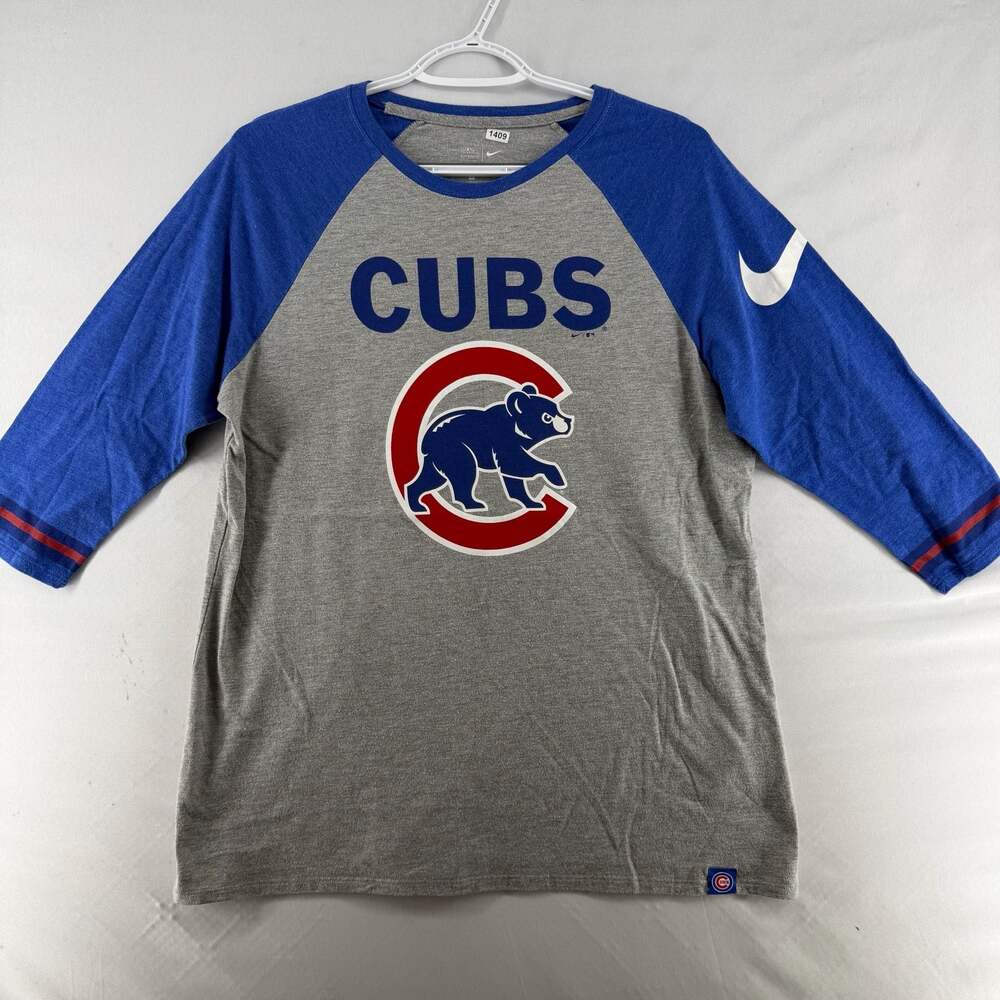 1409 Nike Chicago Cubs 3/4 Length Tee, XL